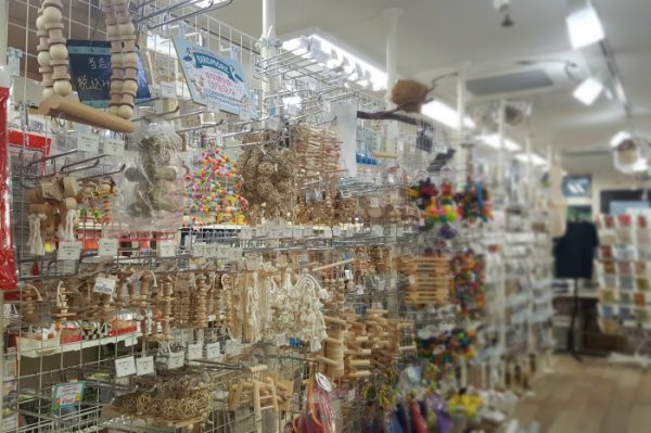 BIRDMORE南青山店のオリジナルおもちゃコーナー